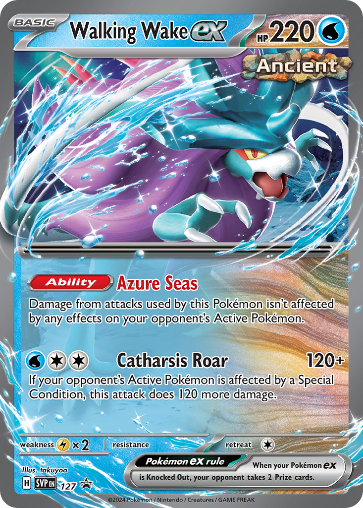 Scarlet & Violet Promo Walking Wake ex #127